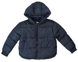 LCKR Foot Locker Black Puffer Jacket Boy's Medium